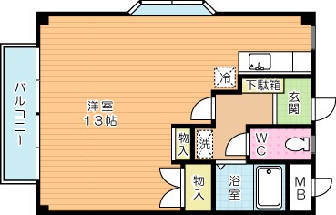 シャルムヒロ　 302号室 間取り