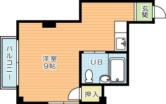 コーポラス旭　 402号室 間取り