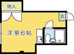 コーポラス旭　 402号室 間取り