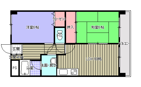 ラブオール中井 間取り