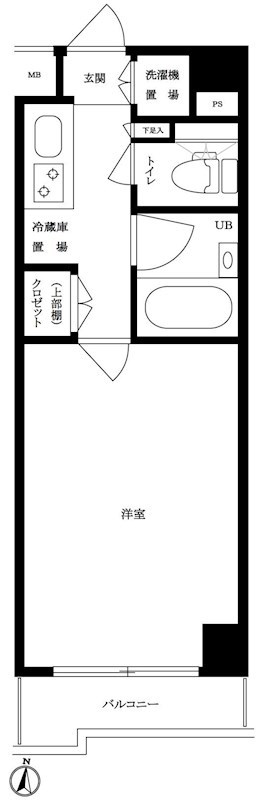 ルーブル豊島千川 間取り図
