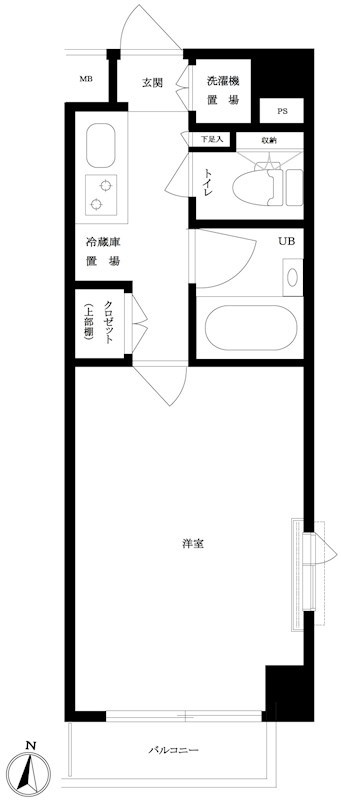 ルーブル豊島千川 間取り図
