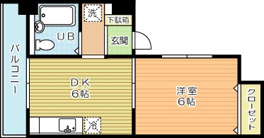 ギャラン小倉駅前ビル 間取り