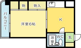 ハイツ清水 501号室 間取り