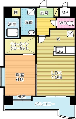 アンテスⅡ 501号室 間取り