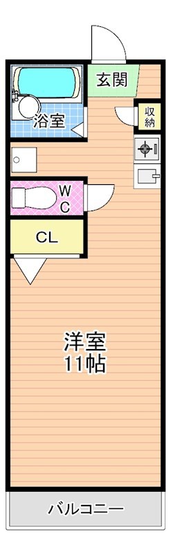 ディアス大田 202号室 間取り