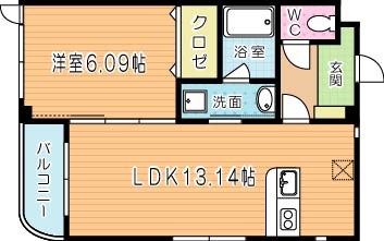 ピエモンテ 103号室 間取り