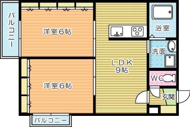 ベルリーフＭＯＺＵ 205号室 間取り