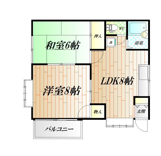 ベイハイツ 間取り図