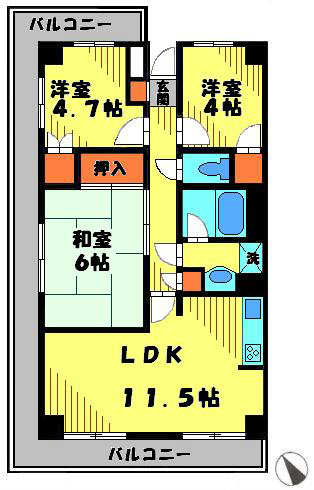 ガーデンピア樹光 間取り図