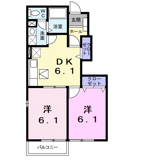 ユーフォリア 間取り図