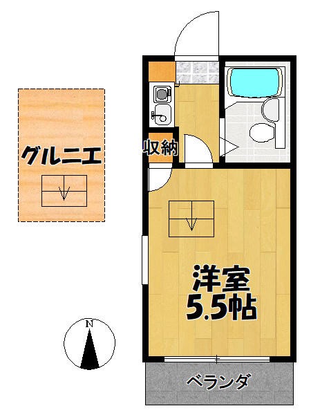 田沢アパート 間取り