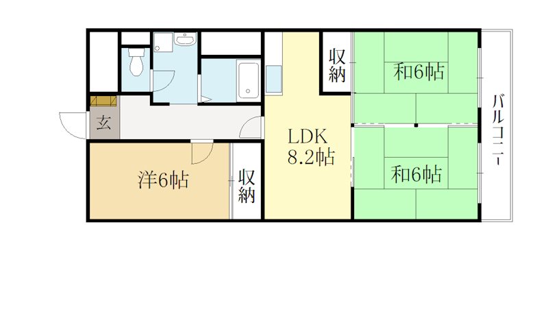 コーポみむろ 間取り