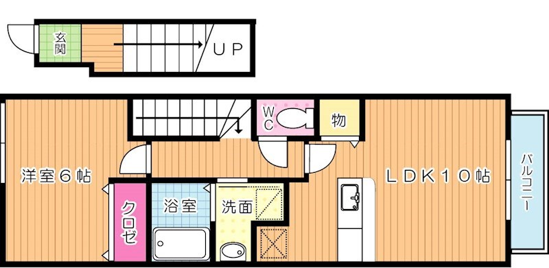 フェイバースター　B 間取り図