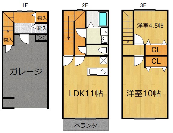 BUENA万代3 間取り