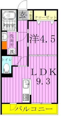 千葉県鎌ケ谷市新鎌ケ谷１丁目18-10 間取り
