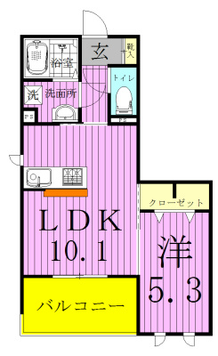 千葉県鎌ケ谷市新鎌ケ谷１丁目18-10 間取り