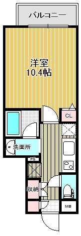 WESTCITY東大通 間取り