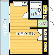 小川レジデンス２ 502号室 間取り