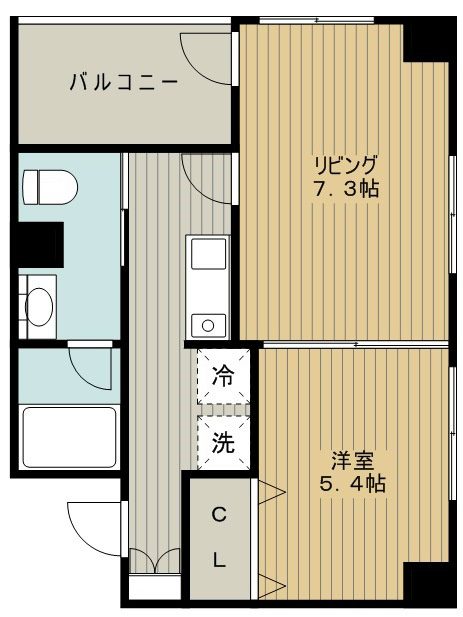 BUENA西堀通5番町 間取り
