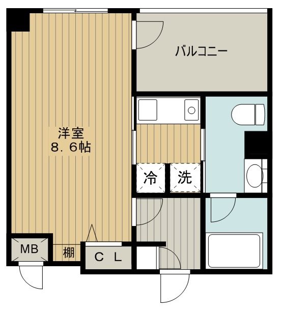 BUENA西堀通5番町 間取り