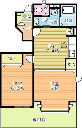 ヴィオラＭ 101号室 間取り