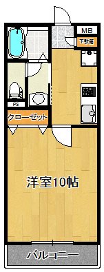 プレイス学校町 間取り