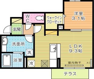 エスポワールモモ 間取り図