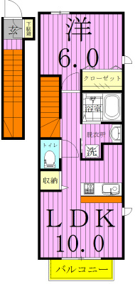 203号室 間取り