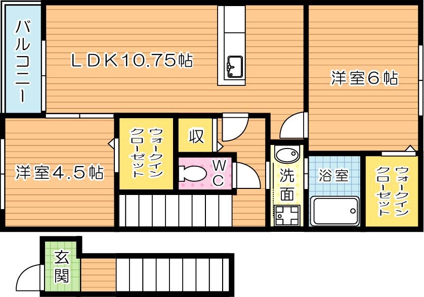 サンライズ浜町 間取り