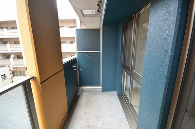 ルネッサンス２１小倉東（分譲賃貸） ベランダ