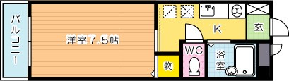 ディアコートＭＡ 202号室 間取り