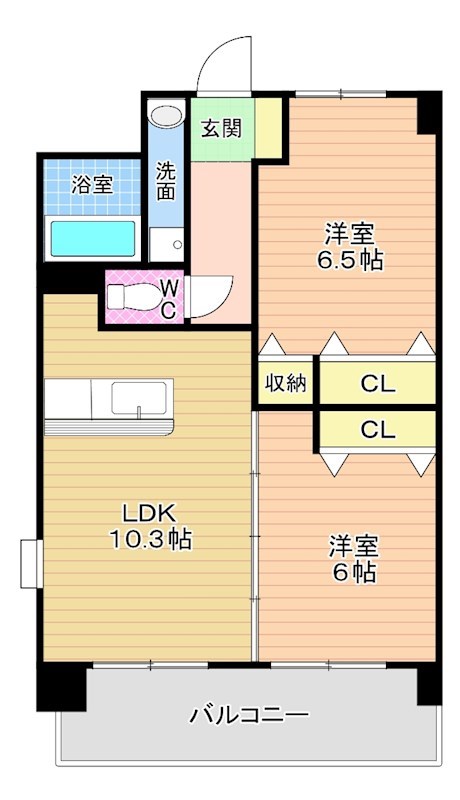 エヴァーグリーンＮ 711号室 間取り