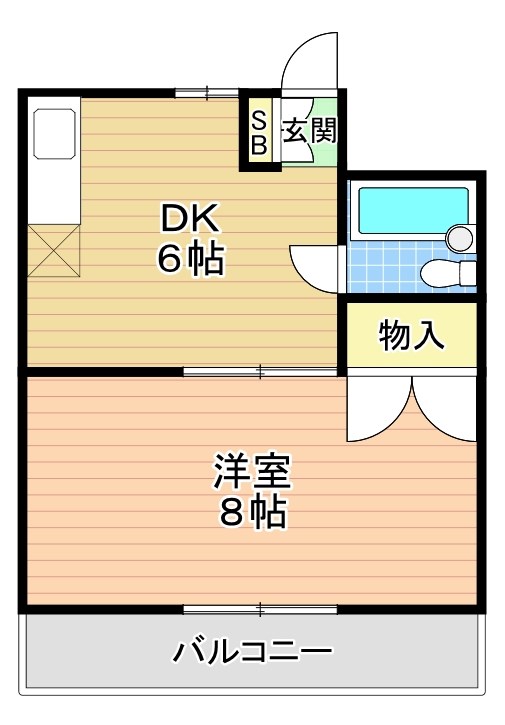 シャルム真鶴 310号室 間取り