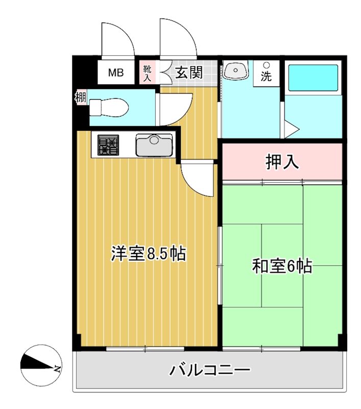 ゴールドコート豊玉 間取り図