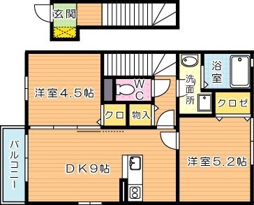 サニーヒルズ宮前　 203号室 間取り