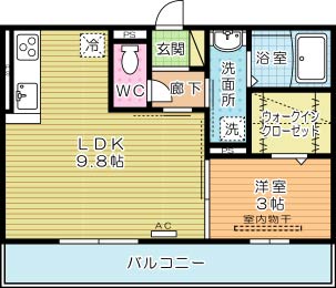 コモドカーサ 間取り図