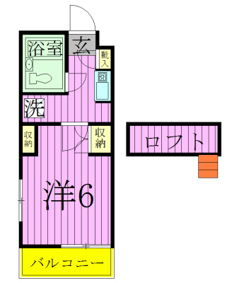 ジュネパレス松戸第141-Ａ 205号室 間取り