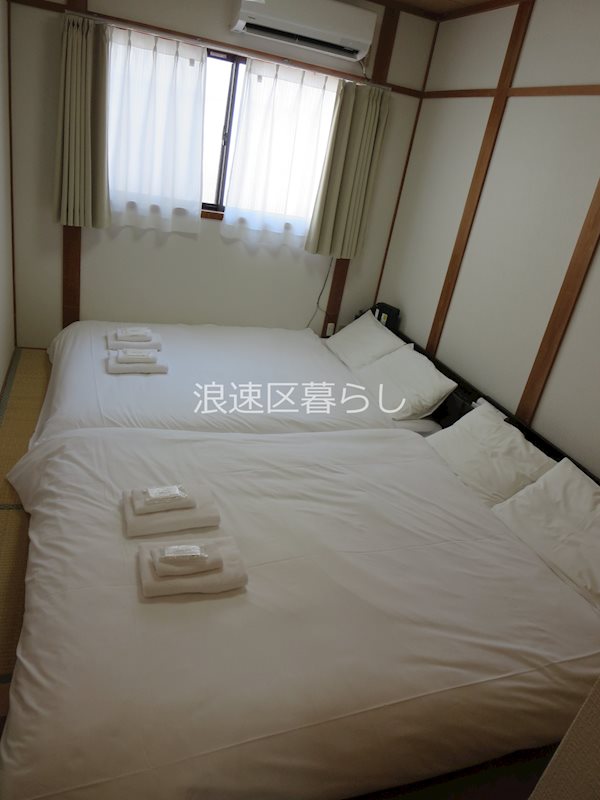 恵美須西貸家　南側 ベッドルーム