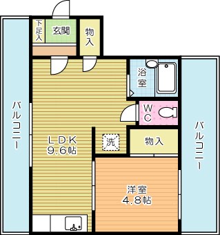 プレアール若園 間取り