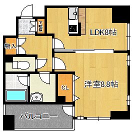 BUENA古町通6番町 間取り