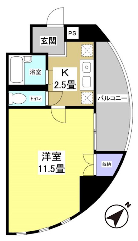 遠鉄ハイツ自校駅ビル 209号室 間取り