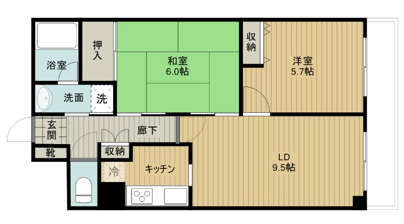 ヴィエンナーレ2000 間取り