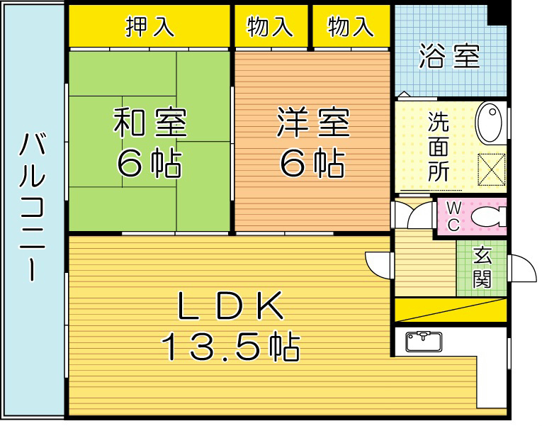 アーバンＫＮ５ 305号室 間取り