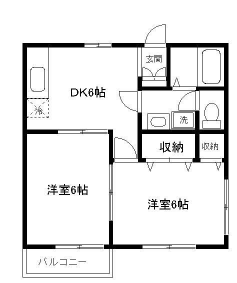 昌和マンション 間取り図