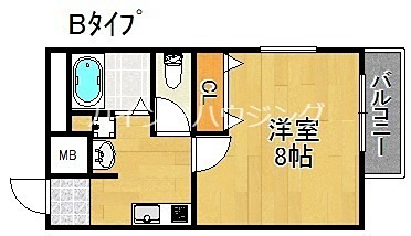 ステイタスカインド天下茶屋ビル 間取り