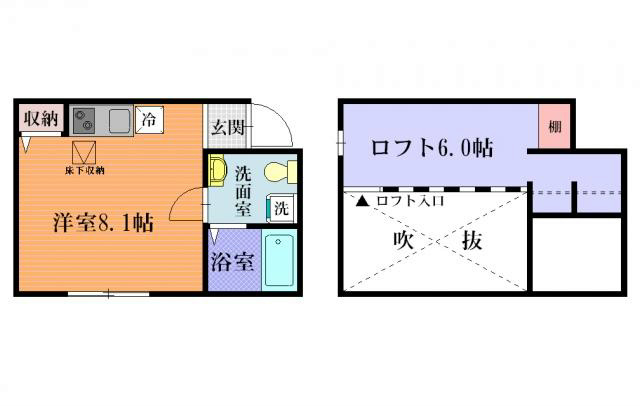 プリマ五番館 203号室 間取り