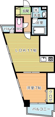 ＫＳＫ嵐山コアビル  405号室 間取り
