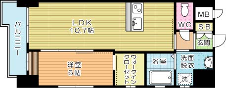 ｍａｉｓｏｎ　ｄｅ　ｐｒｅｃｉｅｕｓｅ（メゾンドプレシューズ） 501号室 間取り