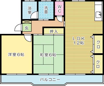 メゾン上田 301号室 間取り